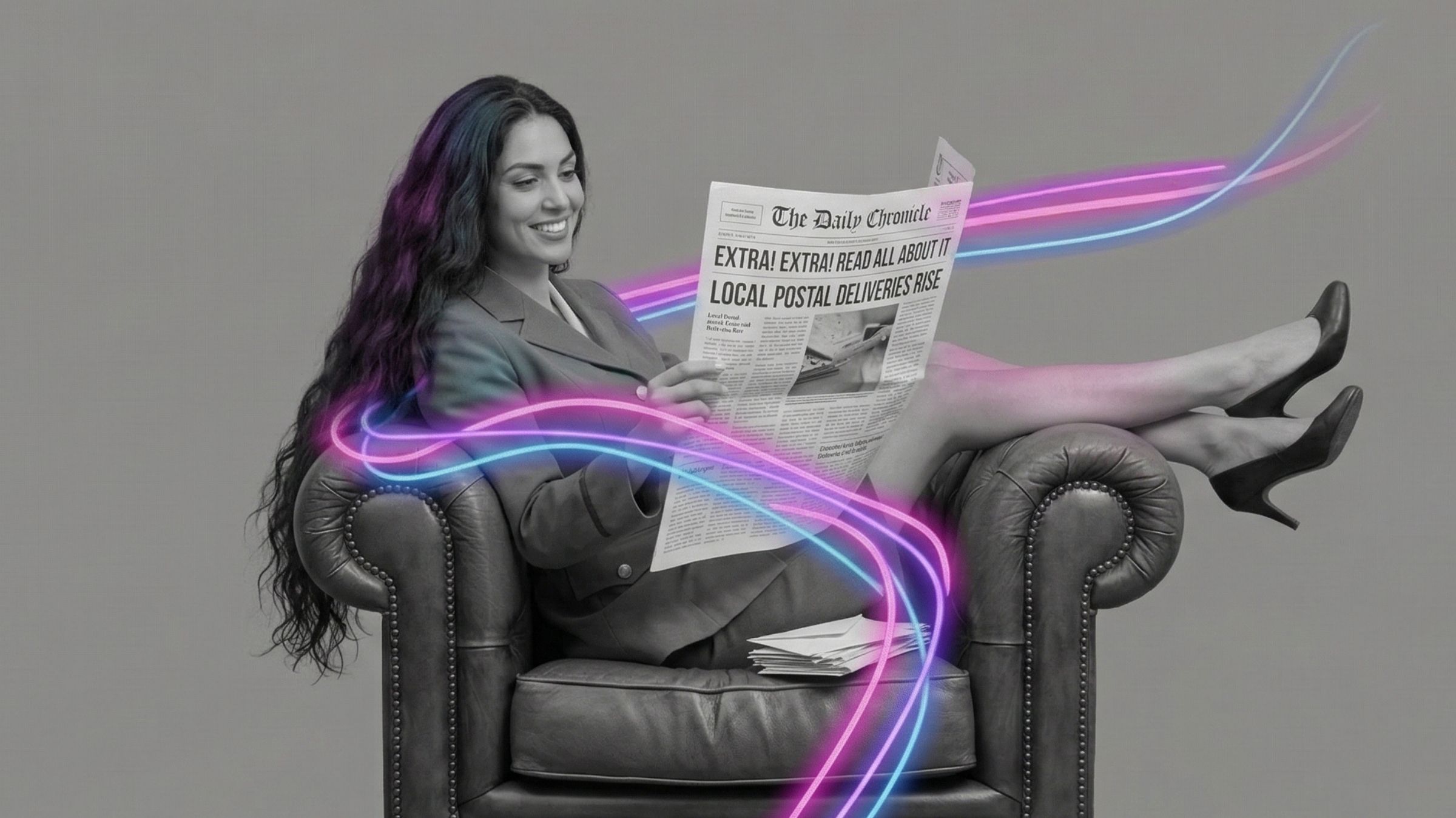 Create your own newspaper visual